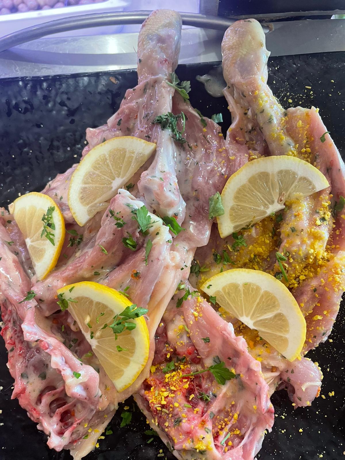 Coscia di Pollo Aperta aromatizzata al limone